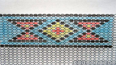 Bead graph paper