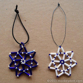 How To Make A Beaded Christmas Star