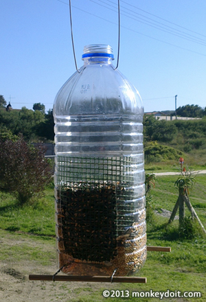 Plastic Bottle Bird Feeder