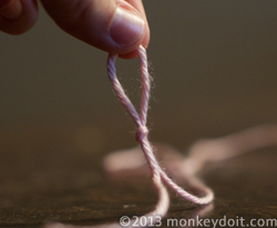 a slip knot
