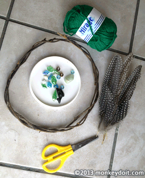Materials Used To Make A Dream Catcher For A Child