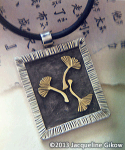 Ginkgo Leaves Pendant