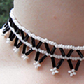 How To Make A Netted Choker Out Of Beads