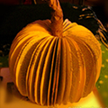 Recycled Book Easy Halloween or Thanksgiving Book Pumpkin Decoration
