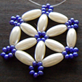 How To Make A Snowflake Out Of Beads