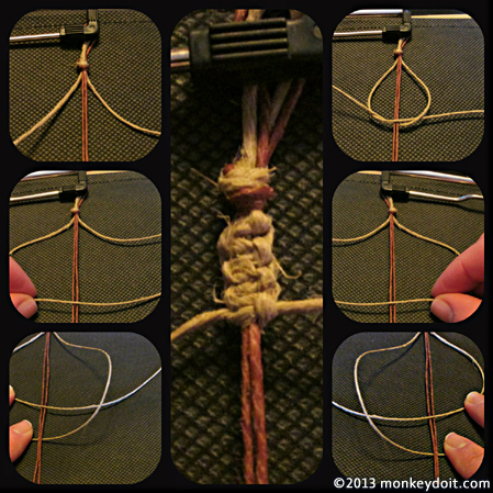 Hemp hotsell square knot