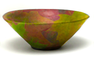 A Papier-Mâché bowl