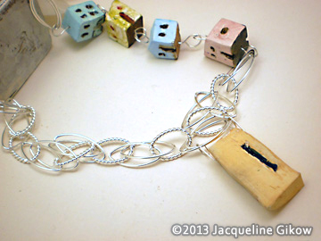 Polymer Clay House Necklace