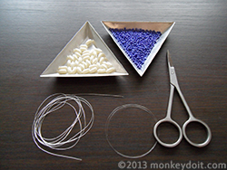 Materials Needed To Make A Snowflake Out Of Beads